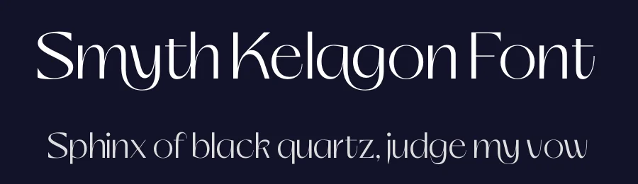Smyth Kelagon Font by timelesstype.co — Sans Serif Font — thumbnail 2