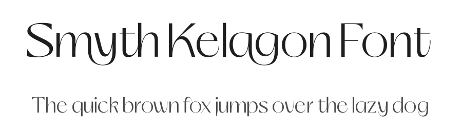 Smyth Kelagon Font by timelesstype.co — Sans Serif Font