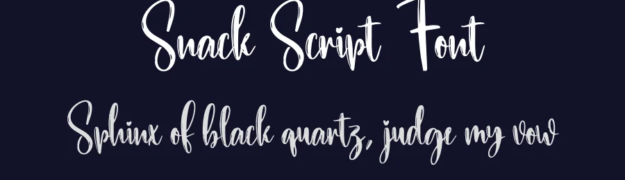 Snack Script Font by creativeletter — Script Handwritten Font — thumbnail 2