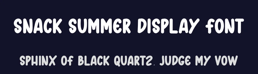 Snack Summer Display Font by creativeletter — Script Handwritten Font — thumbnail 2