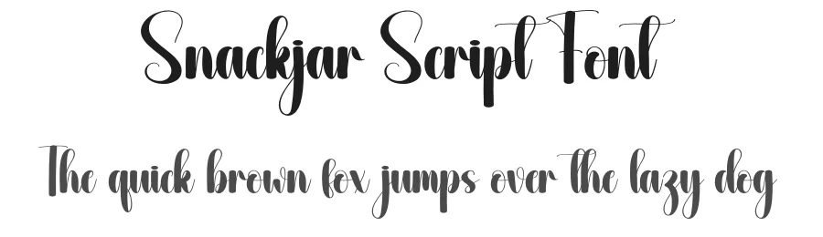 Snackjar Script Font by creativeletter — Script Handwritten Font