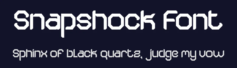 Snapshock Font by PutraCetol Studio — Display Font — thumbnail 2