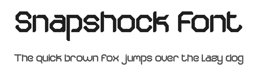 Snapshock Font by PutraCetol Studio — Display Font