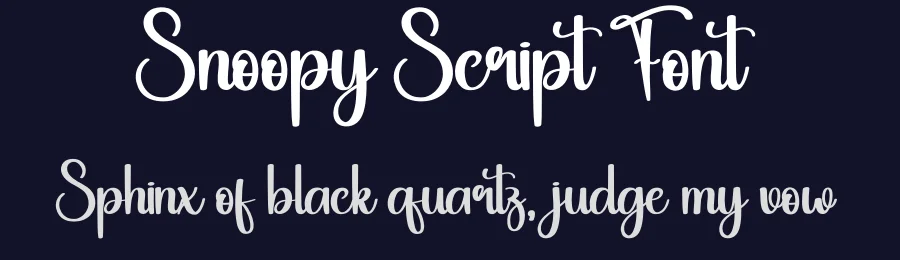 Snoopy Script Font by creativeletter — Script Handwritten Font — thumbnail 2