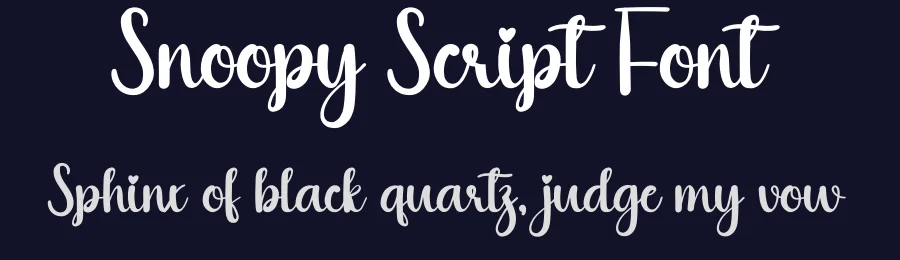 Snoopy Script Font by creativeletter — Script Handwritten Font — thumbnail 2