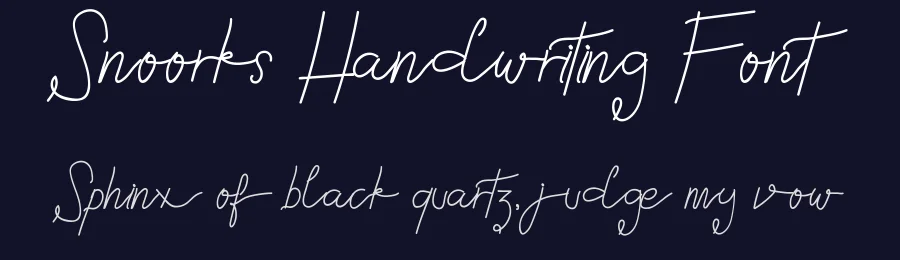 Snoorks Handwriting Font by edricstudio — Script Handwritten Font — thumbnail 2