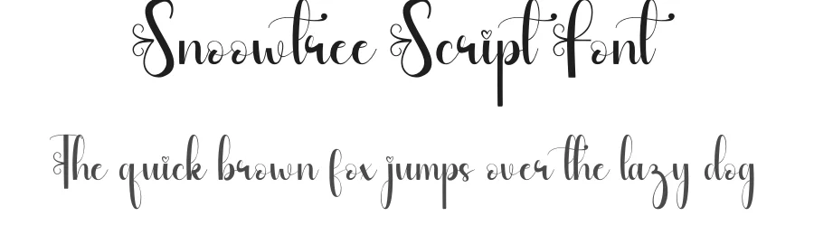 Snoowtree Script Font by andikastudio — Script Handwritten Font