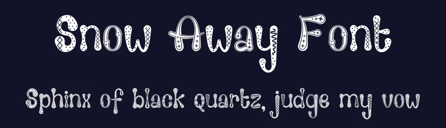 Snow Away Font by PutraCetol Studio — Display Font — thumbnail 2