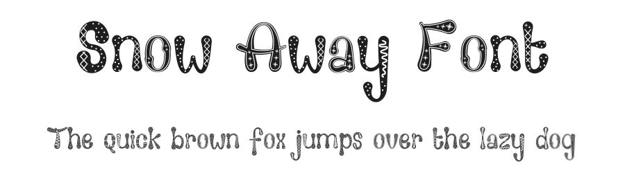 Snow Away Font by PutraCetol Studio — Display Font