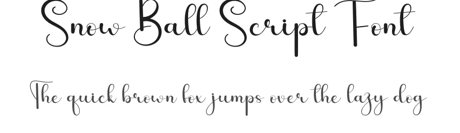 Snow Ball Script Font by andikastudio — Script Handwritten Font