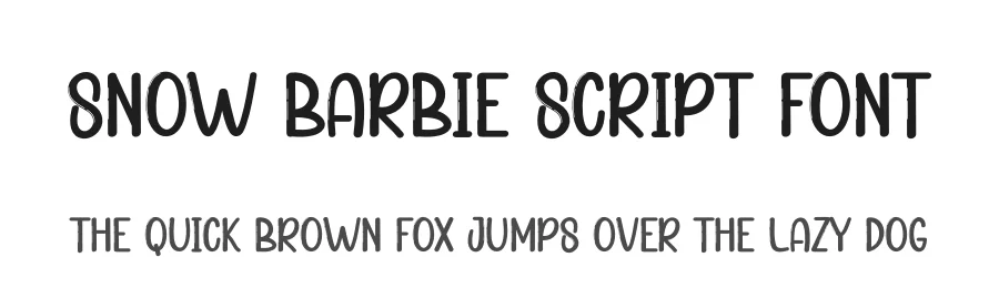 Snow Barbie Script Font by creativeletter — Display Font
