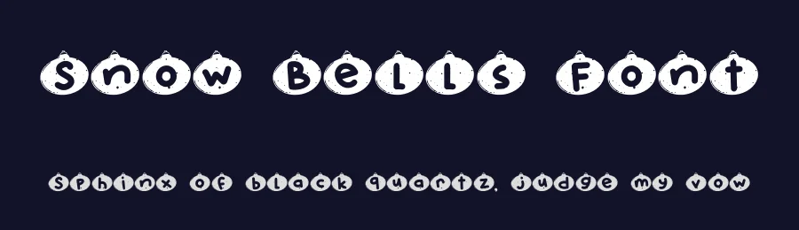 Snow Bells Font by Alpaprana — Display Font — thumbnail 2