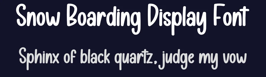 Snow Boarding Display Font by creativeletter — Script Handwritten Font — thumbnail 2