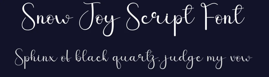 Snow Joy Script Font by andikastudio — Script Handwritten Font — thumbnail 2