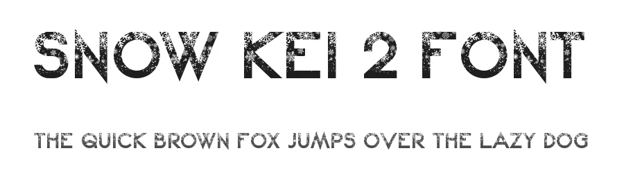 Snow Kei 2 Font by arukidz.fl — Display Font