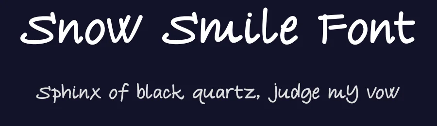 Snow Smile Font by albert_kalingga — Script Handwritten Font — thumbnail 2
