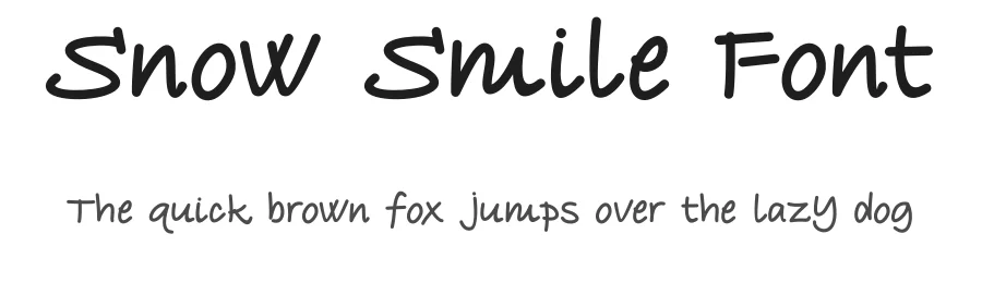 Snow Smile Font by albert_kalingga — Script Handwritten Font