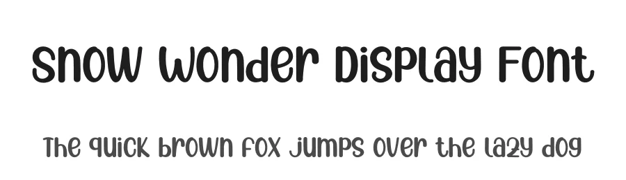 Snow Wonder Display Font by andikastudio — Display Font