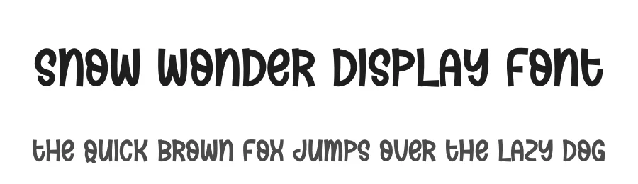 Snow Wonder Display Font by andikastudio — Display Font