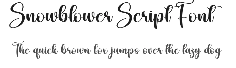 Snowblower Script Font by andikastudio — Script Handwritten Font