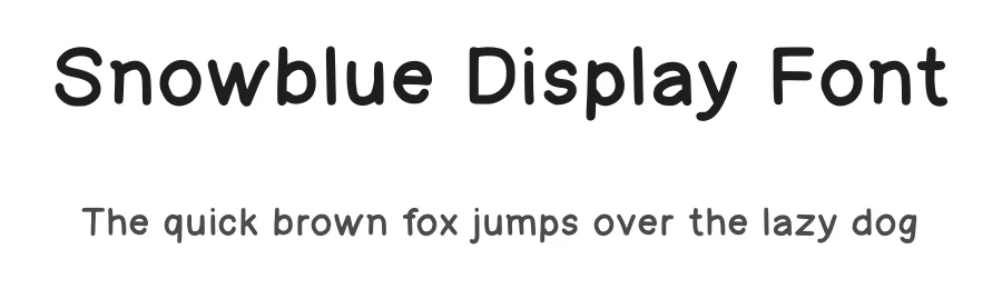 Snowblue Display Font by Craftedtype — Decorative Font