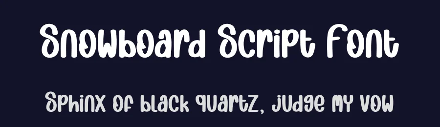 Snowboard Script Font by creativeletter — Display Font — thumbnail 2