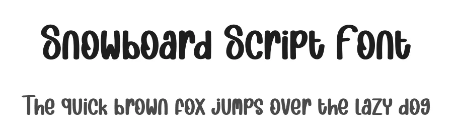 Snowboard Script Font by creativeletter — Display Font