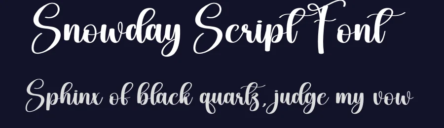 Snowday Script Font by andikastudio — Script Handwritten Font — thumbnail 2