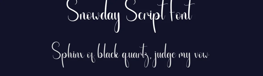 Snowday Script Font by andikastudio — Script Handwritten Font — thumbnail 2