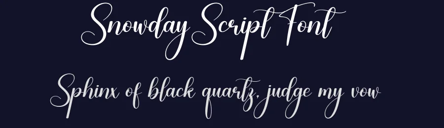 Snowday Script Font by creativeletter — Script Handwritten Font — thumbnail 2