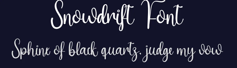 Snowdrift Font by andikastudio — Script Handwritten Font — thumbnail 2