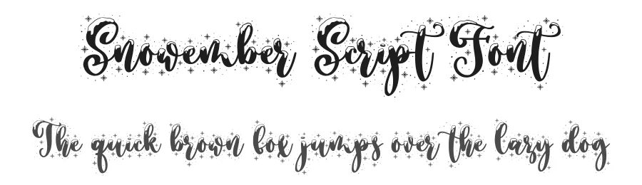 Snowember Script Font by Abo Daniel β Script Handwritten Font