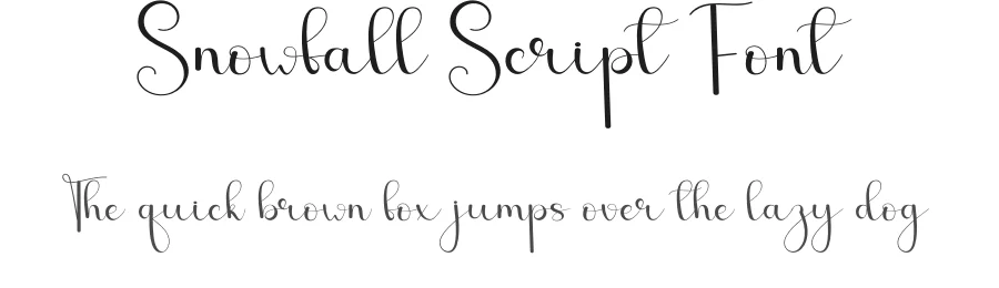 Snowfall Script Font by andikastudio — Script Handwritten Font