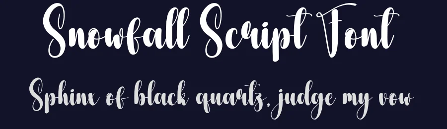 Snowfall Script Font by creativeletter — Script Handwritten Font — thumbnail 2