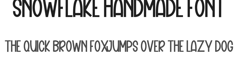 Snowflake Handmade Font by inermediaSTUDIO — Display Font