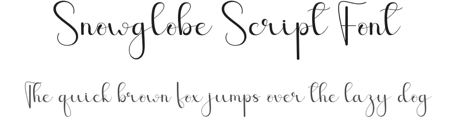 Snowglobe Script Font by andikastudio — Script Handwritten Font