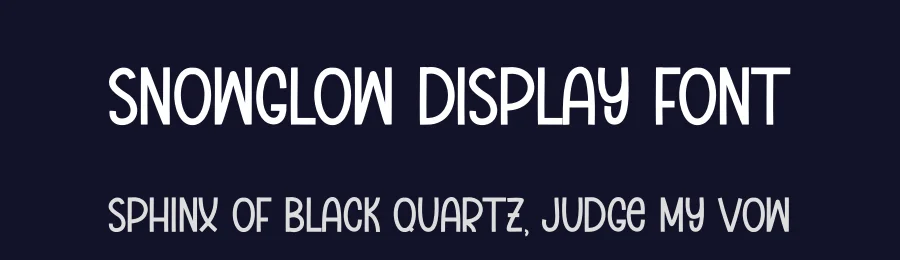Snowglow Display Font by andikastudio — Display Font — thumbnail 2