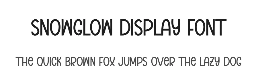 Snowglow Display Font by andikastudio β Display Font