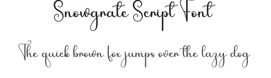 Snowgrate Script Font by andikastudio — Script Handwritten Font