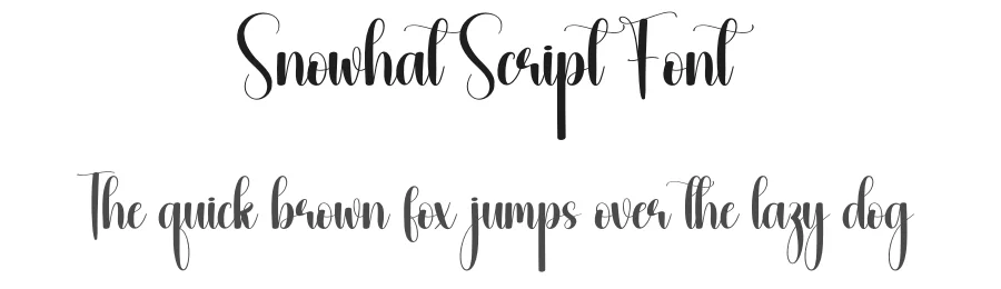 Snowhat Script Font by creativeletter — Script Handwritten Font