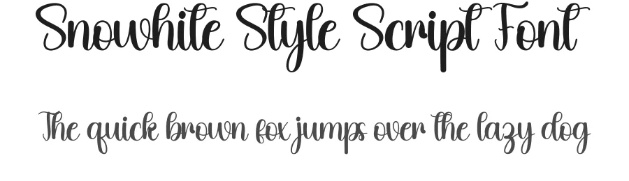 Snowhite Style Script Font by inermediaSTUDIO — Script Handwritten Font