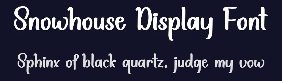 Snowhouse Display Font by inermediaSTUDIO — Display Font — thumbnail 2