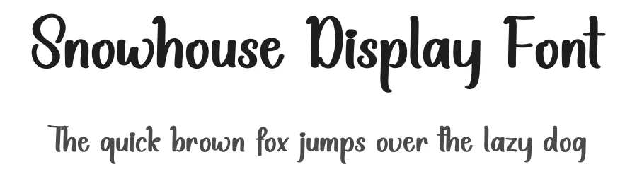 Snowhouse Display Font by inermediaSTUDIO — Display Font