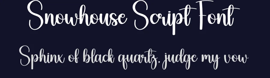 Snowhouse Script Font by andikastudio — Script Handwritten Font — thumbnail 2