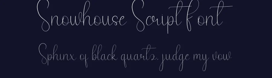 Snowhouse Script Font by andikastudio — Script Handwritten Font — thumbnail 2
