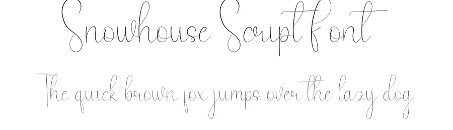 Snowhouse Script Font by andikastudio — Script Handwritten Font