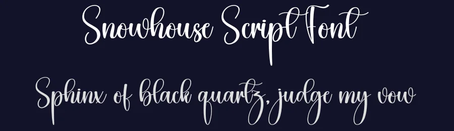 Snowhouse Script Font by creativeletter — Script Handwritten Font — thumbnail 2