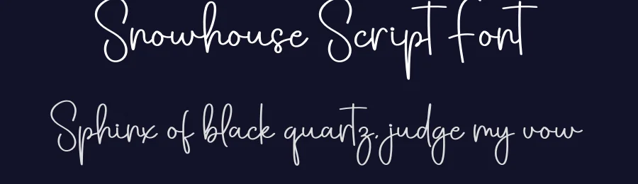 Snowhouse Script Font by creativeletter — Script Handwritten Font — thumbnail 2