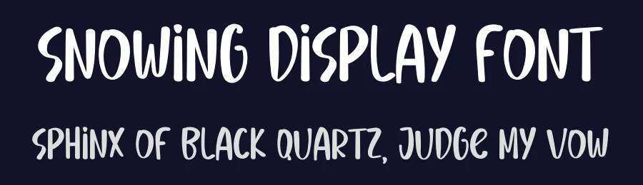 Snowing Display Font by inermediaSTUDIO — Script Handwritten Font — thumbnail 2