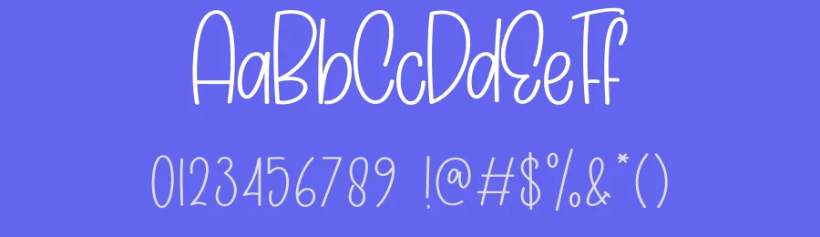 Snowing Outside Display Font by creativeletter — Display Font — thumbnail 3